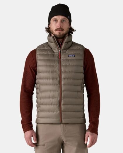 Patagonia Men's Down Sweater Vest Marlow Brown