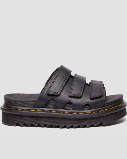 Dr. Martens Raine Slide Athena Leather Black Women's Sandal
