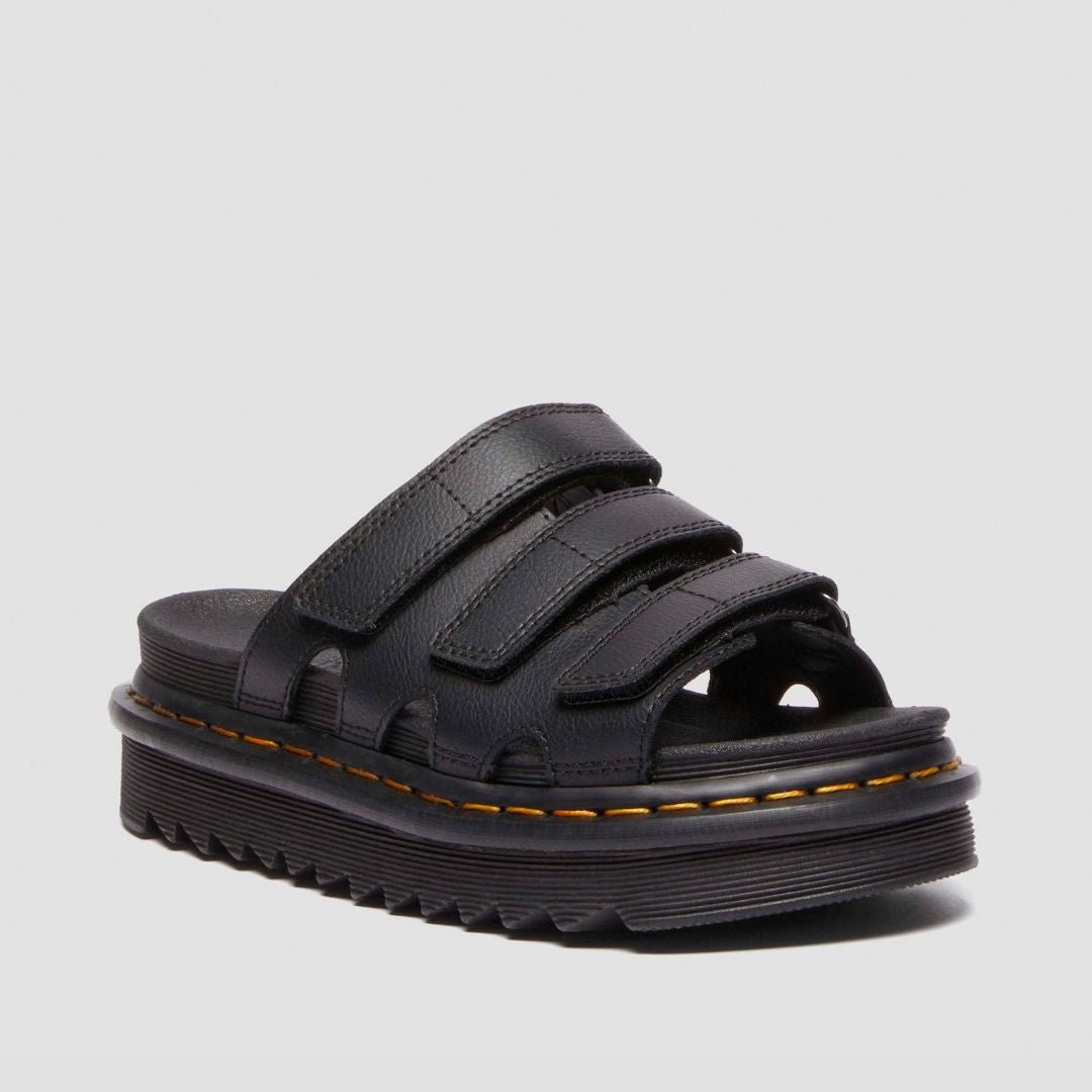 Dr. Martens Raine Slide Athena Leather Black Women's Sandal - Image 2