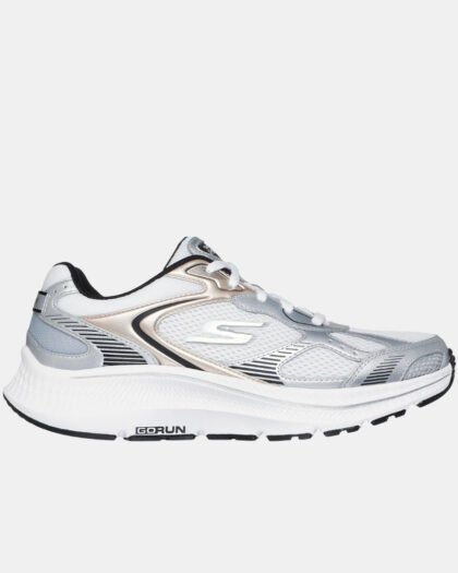 Skechers GO RUN Consistent 2.0 Volt White Silver & Black