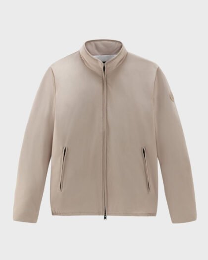 Woolrich Woolrich Zipped Down Jacket Men's Beige