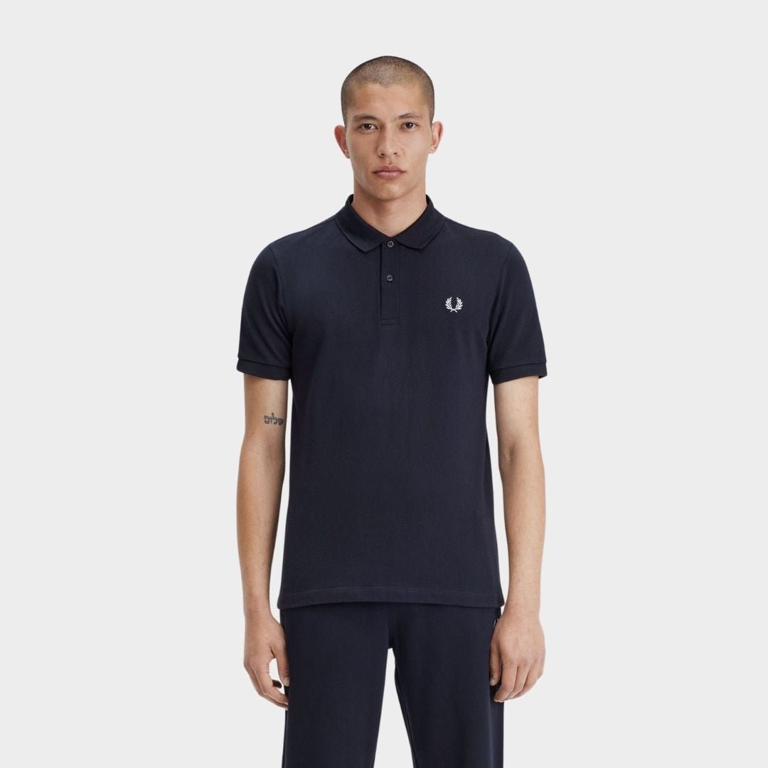 Fred Perry Polo M3 Navy & Ice - Image 3