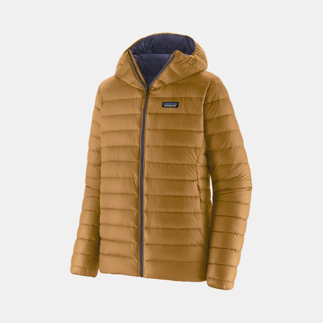Patagonia Men's Down Sweater Hoody Jacket Raptor Brown