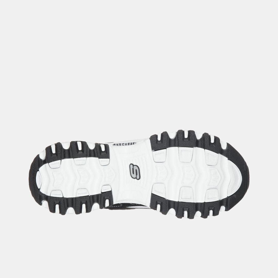 Skechers D'Lites Biggest Fan Black & White - Image 3