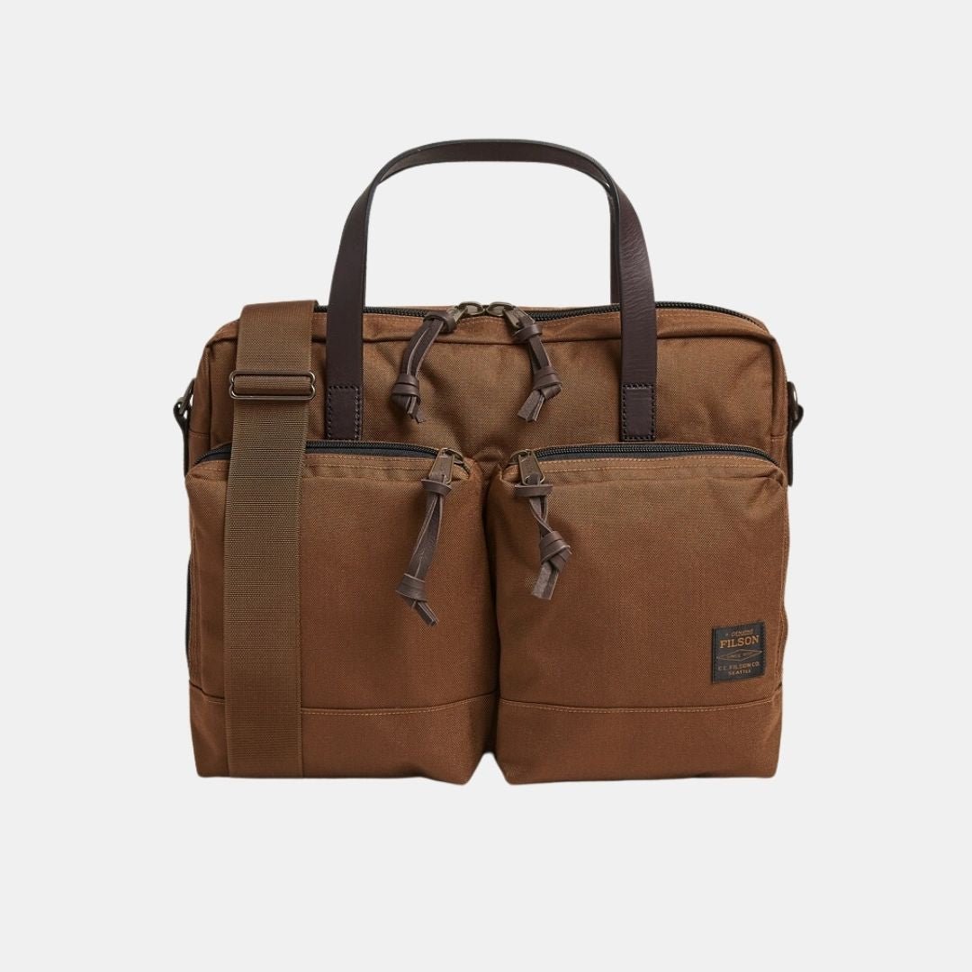 Filson Dryden Briefcase Whiskey
