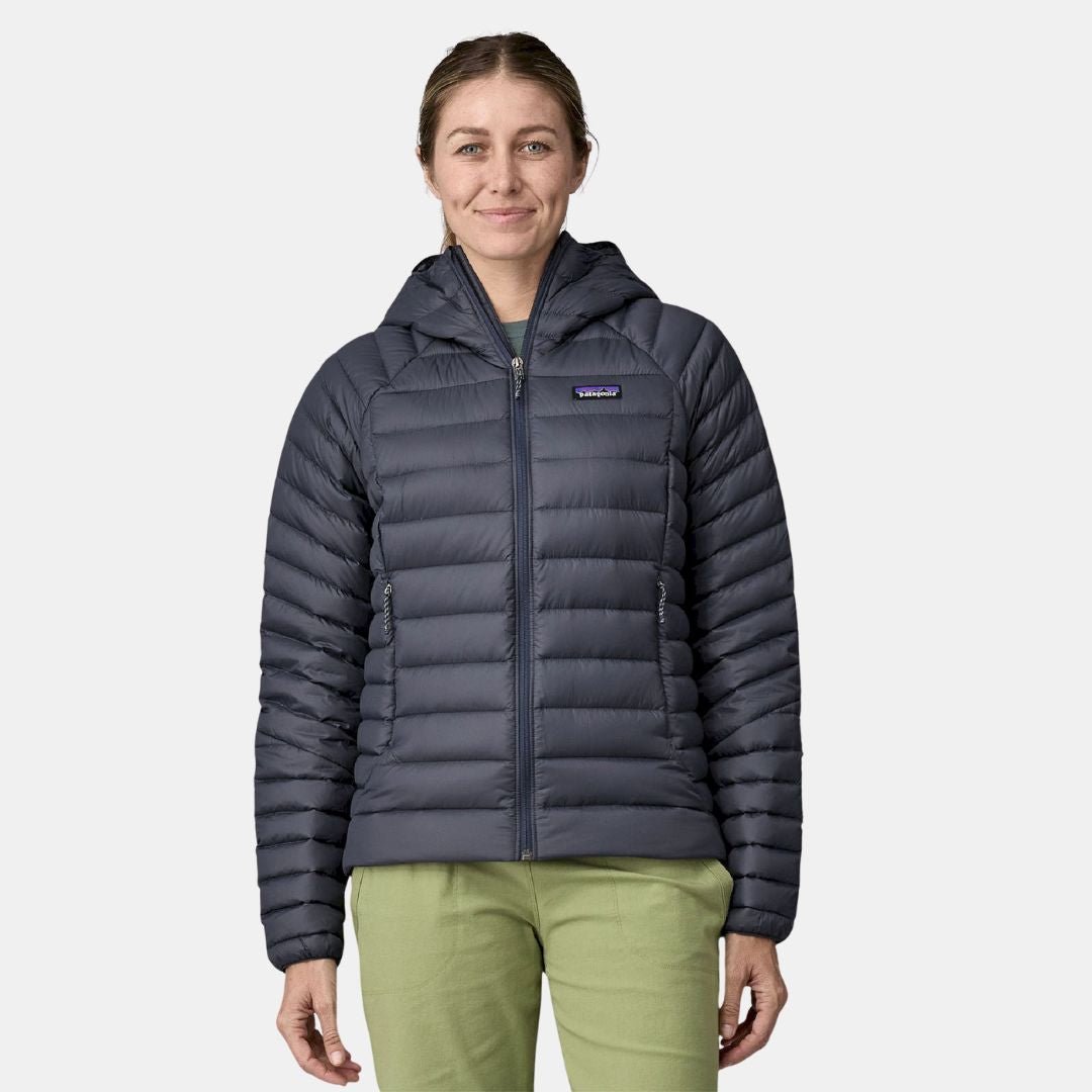 Patagonia Women's Down Sweater Hoody Jacket Smolder Blue - Image 2