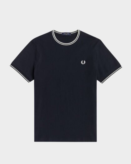 Fred Perry T-Shirt Twin Tipped Navy