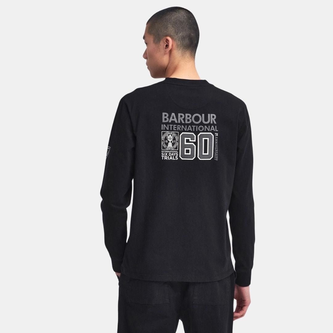 Barbour International Steve McQueen™ 60th Anniversary T-Shirt Black - Image 3