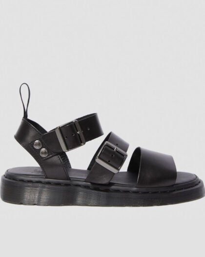 Dr. Martens Gryphon Brando Leather Black Women's Sandals
