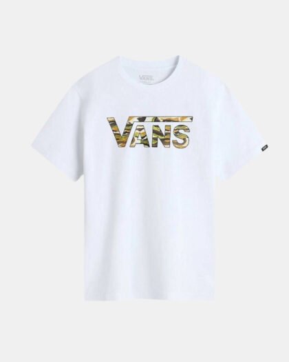 Vans Classic Logo Fill Boys T-Shirt Kid's White
