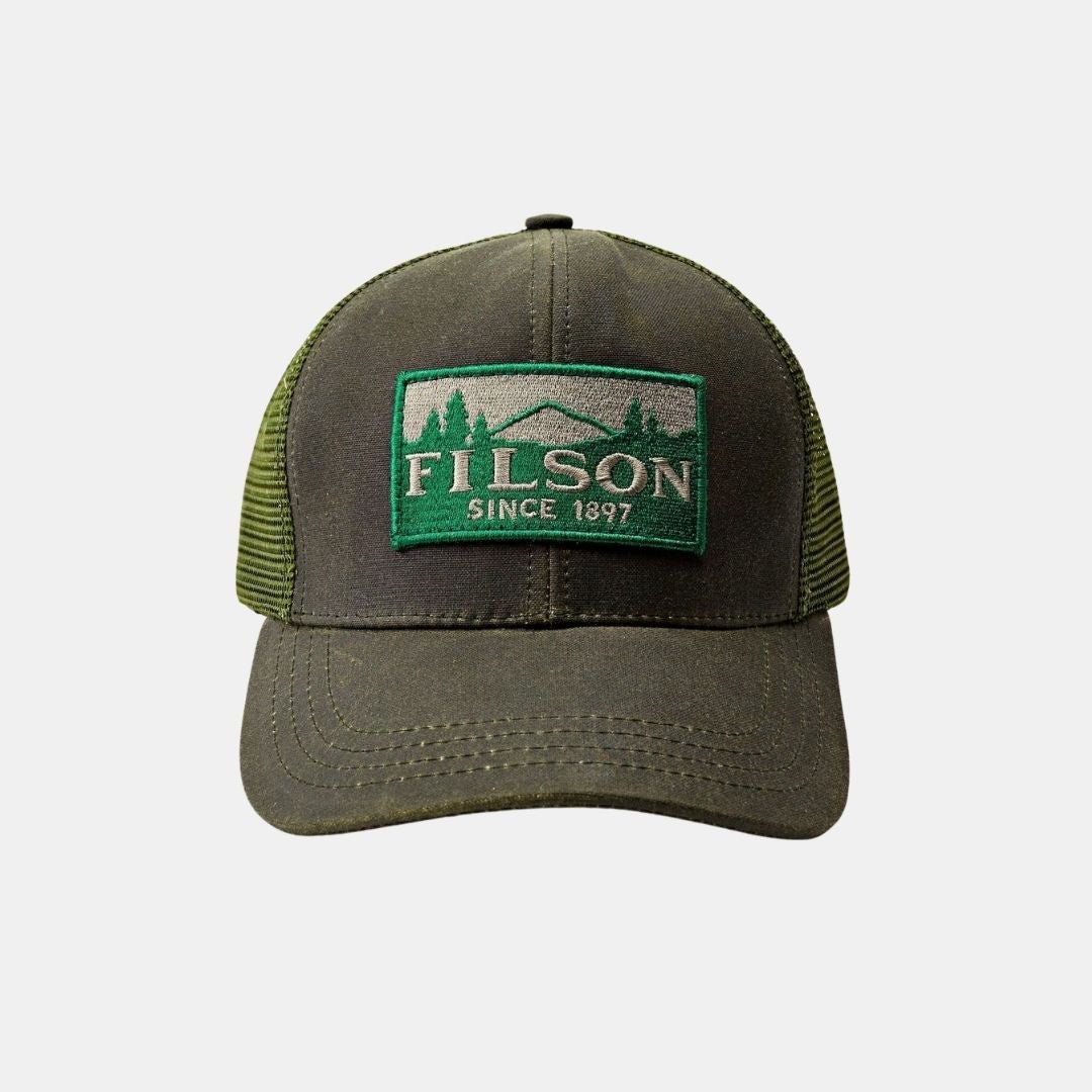 Filson Logger Mesh Cap Otter Green