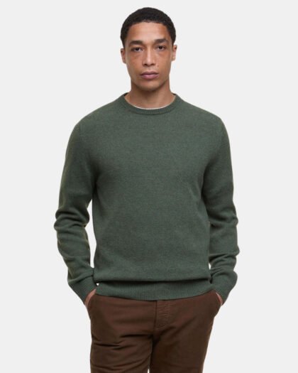 Barbour Essential Crew-Neck Jumper Olive