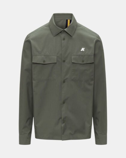 K-Way Umber Stretch 2 Layers Green Lichen