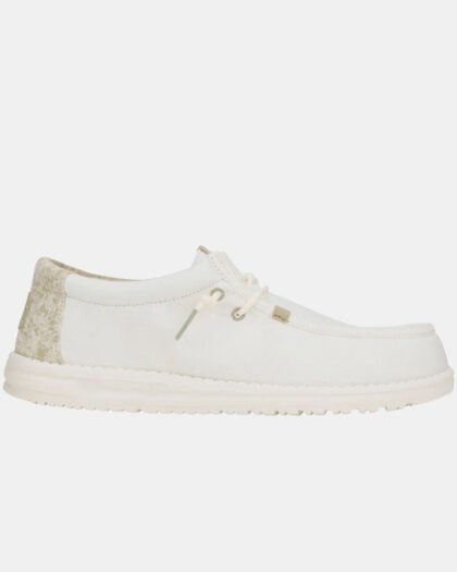 Hey Dude Wally Surf Wash White & Stone Grey