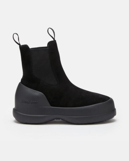 Moon Boot Luna Chelsea Suede Black
