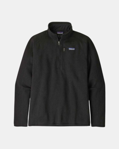 Patagonia Men's Better Sweater 1/4 Zip Black