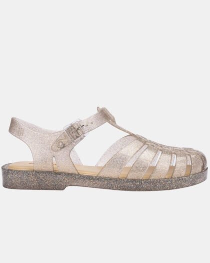 Melissa Possession Holidays Beige Silver Glitter