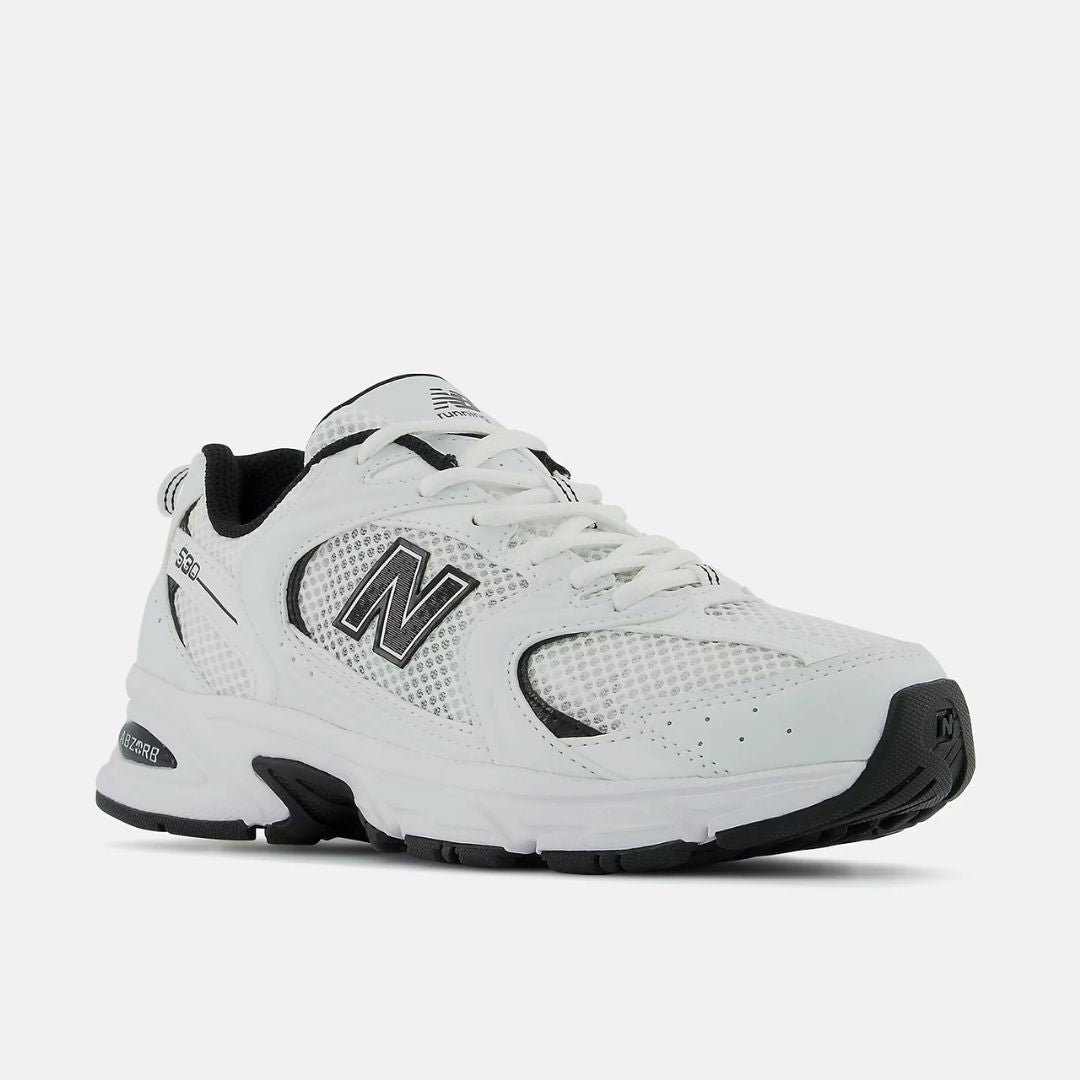 New Balance 530 White & Black - Image 3