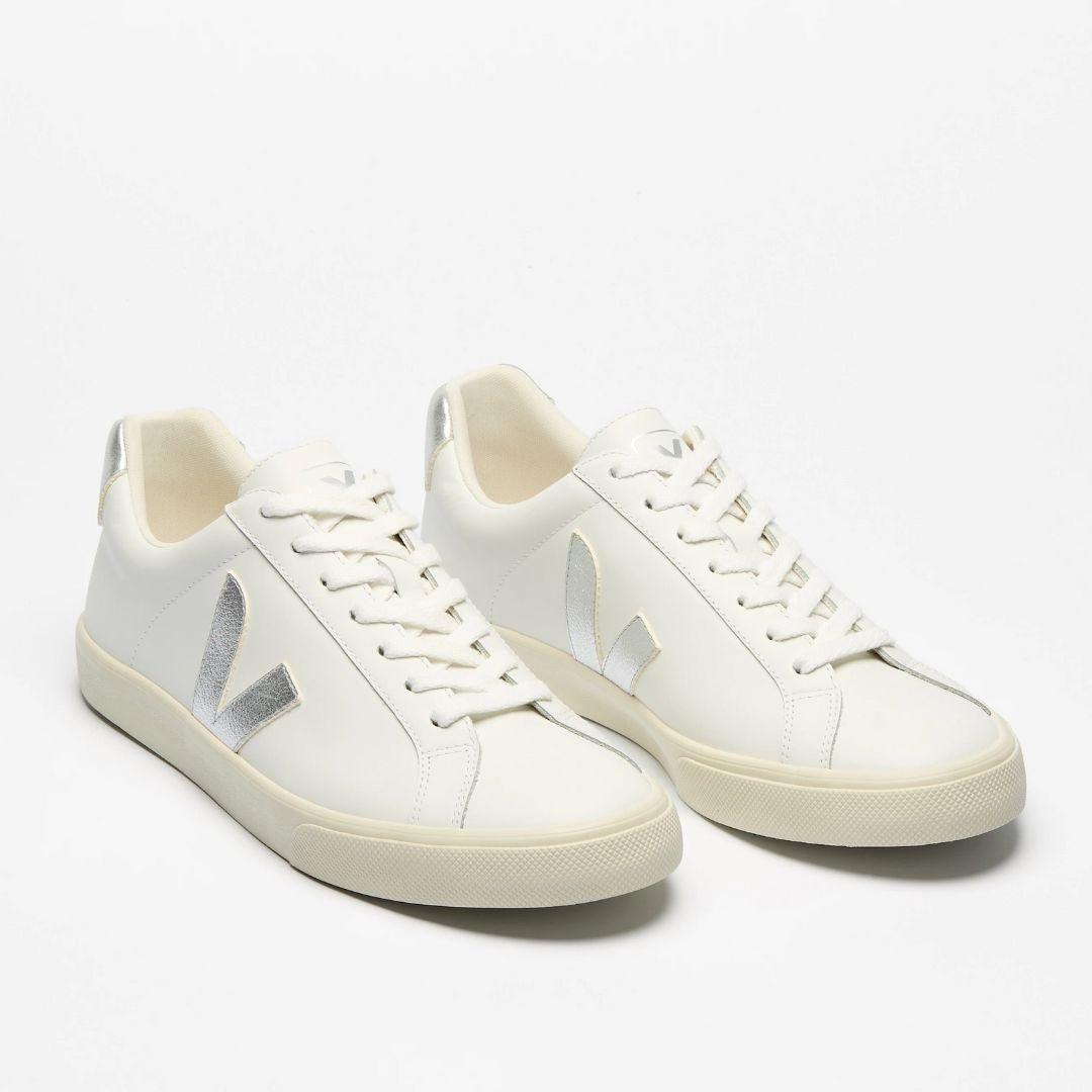 Veja Women's Esplar Leather White Silver - Image 2