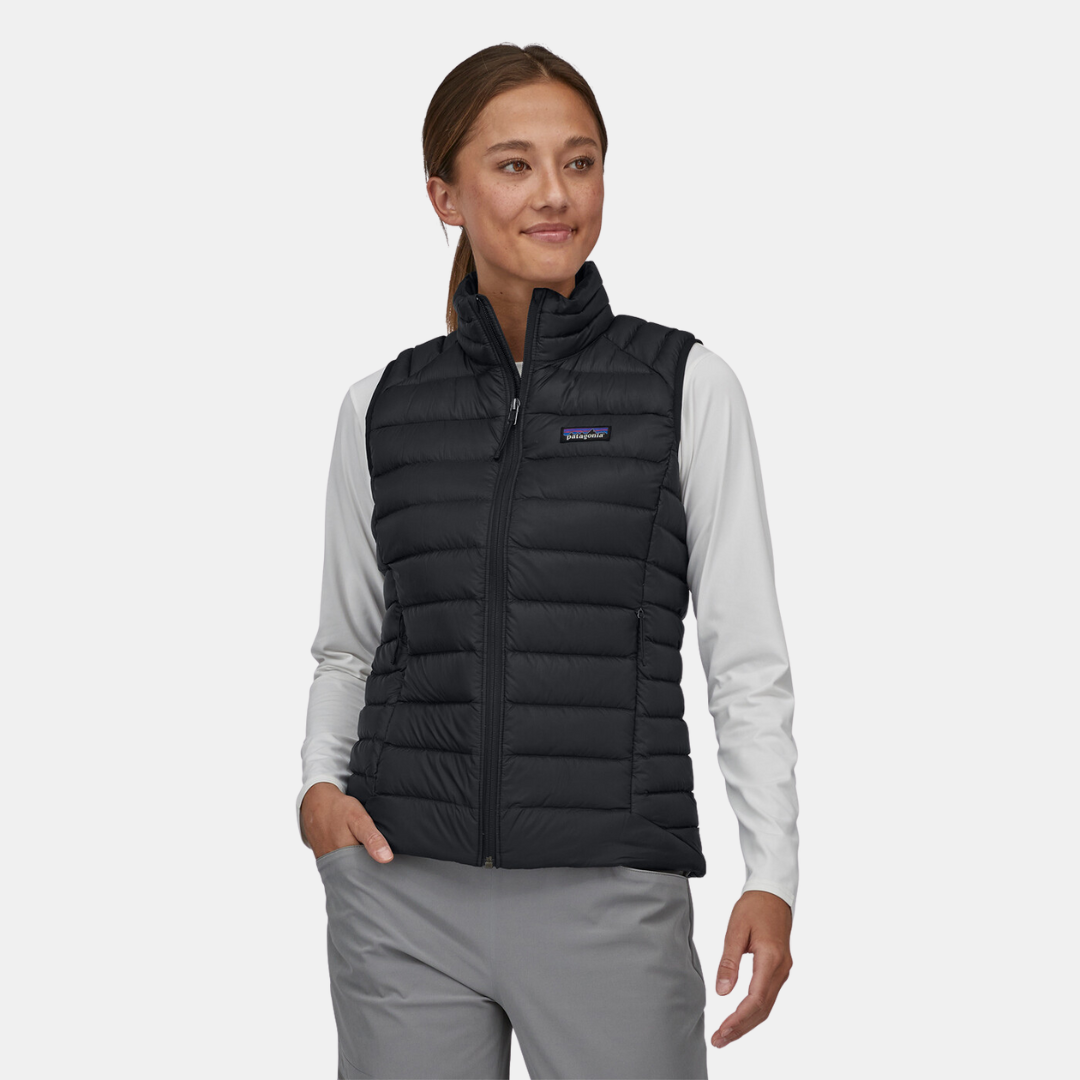 Patagonia Women's Down Sweater Vest Black - Image 2