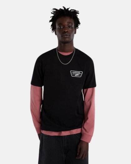Vans Full Patch Back T-Shirt Black & White