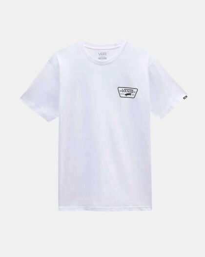 Vans Full Patch Back T-Shirt White & Black