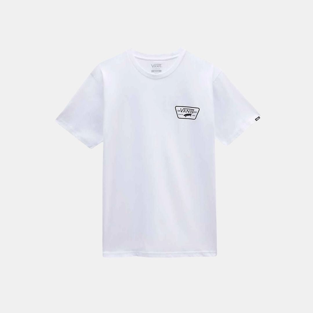 Vans Full Patch Back T-Shirt White & Black