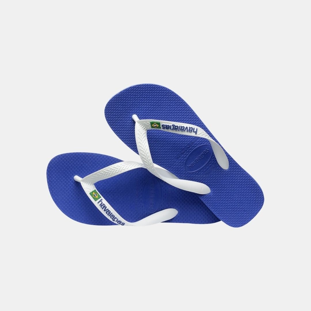 Havaianas Brasil Logo Men's Marine Blue - Image 2