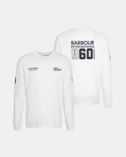 Barbour International Steve McQueen™ 60th Anniversary T-Shirt White