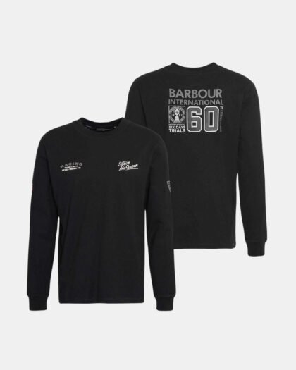 Barbour International Steve McQueen™ 60th Anniversary T-Shirt Black