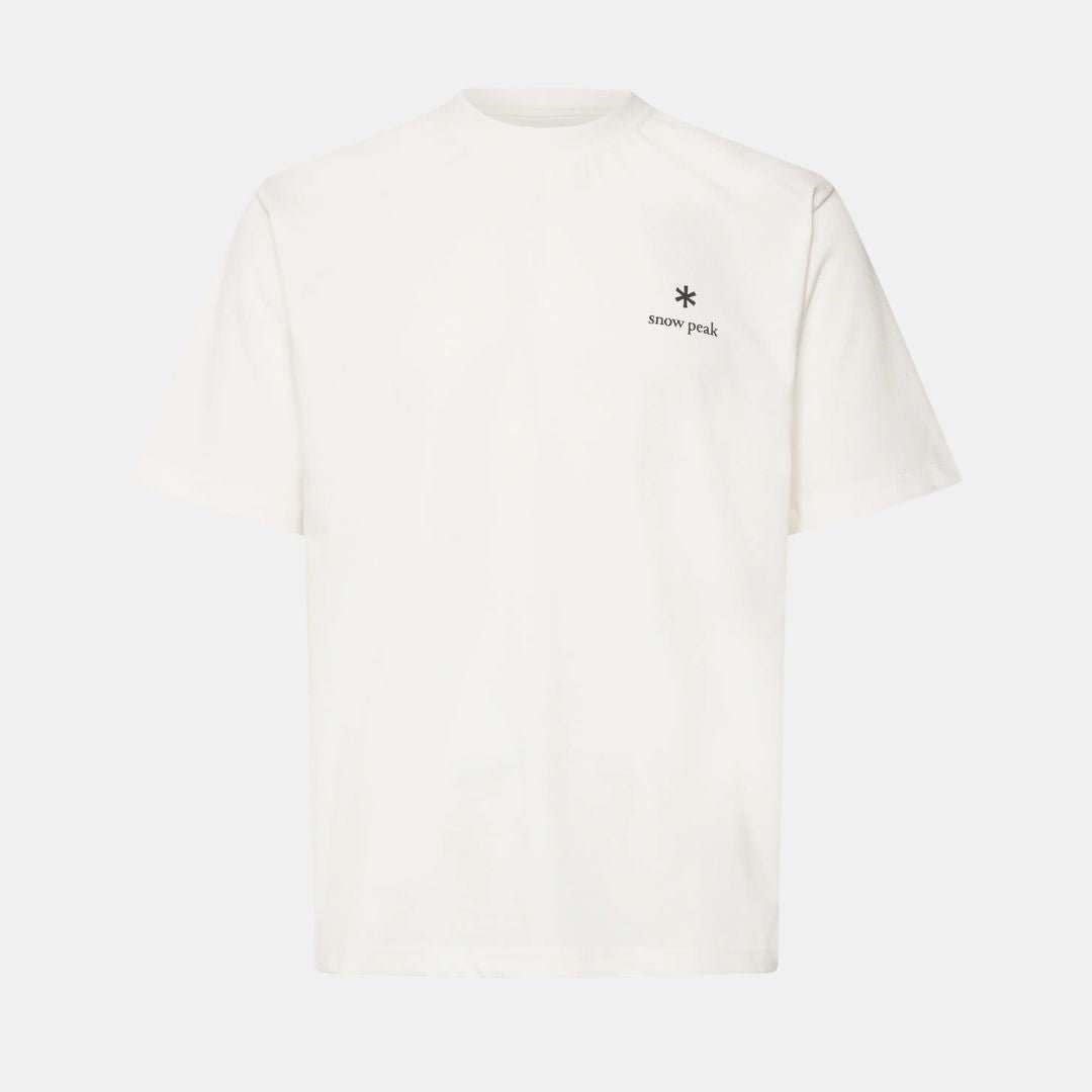 Snow Peak New Standard Logo Off White