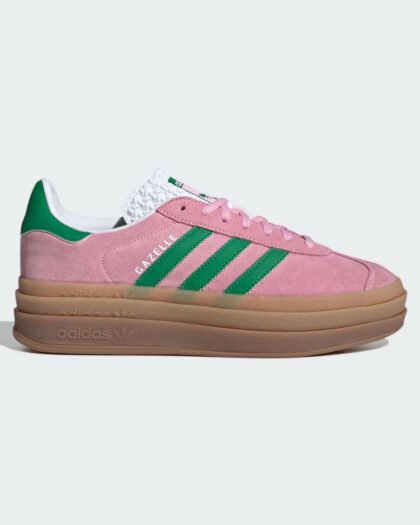 Adidas Gazelle Bold True Pink Green & Cloud White