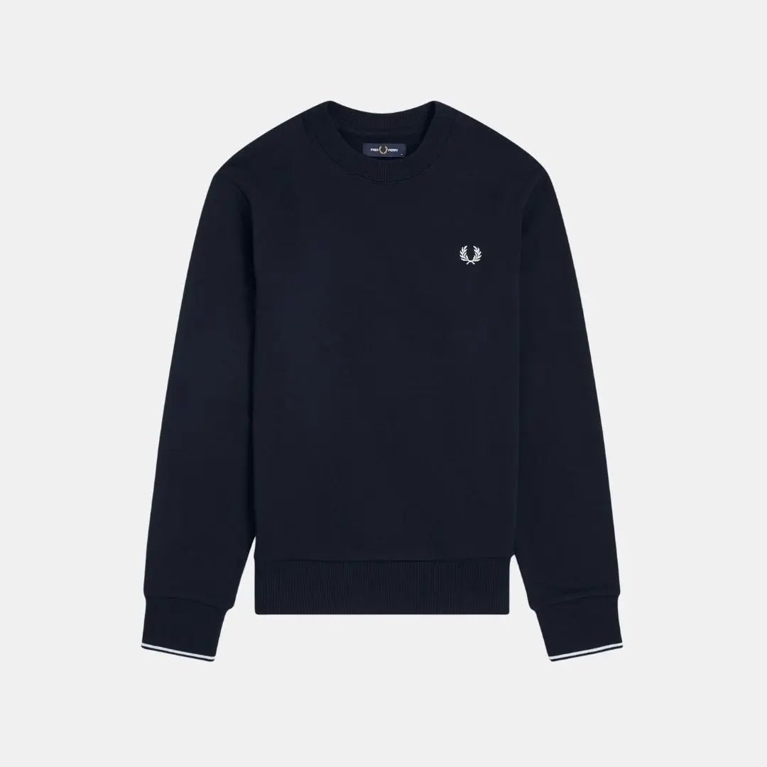 Fred Perry Crew Neck Sweatshirt Navy
