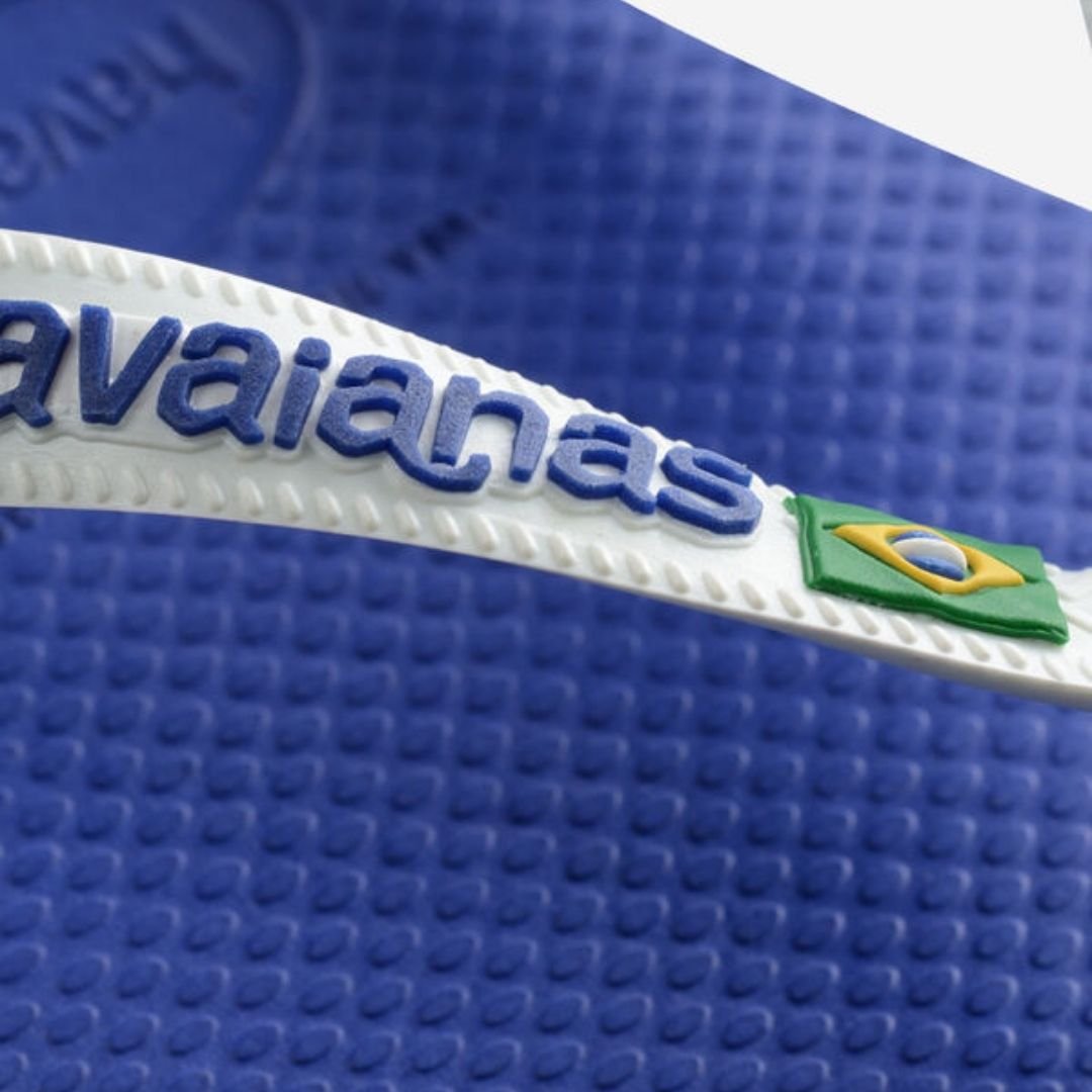 Havaianas Brasil Logo Men's Marine Blue - Image 4