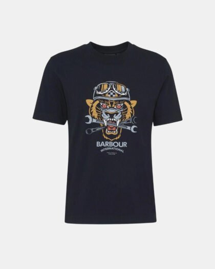 Barbour International Carlise Graphic T-Shirt Black