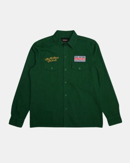 Deus Ex Machina Buckle Up Shirt Hillside Green