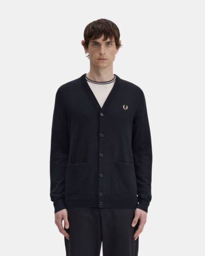 Fred Perry Classic Cardigan Black