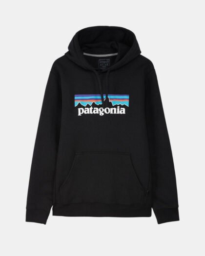 Patagonia P-6 Logo Uprisal Hoody Black