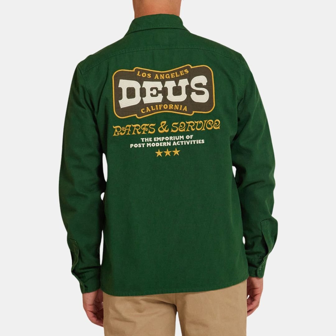 Deus Ex Machina Buckle Up Shirt Hillside Green - Image 4