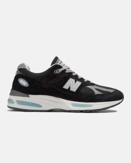New Balance Made In UK 991v2 Black Smoked Pearl & Silver