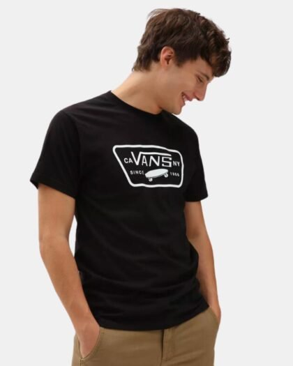 Vans Full Patch T-Shirt Black White