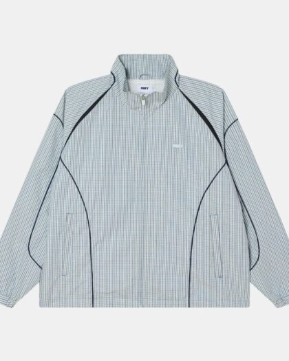 Obey Practice Windbreaker Plaid Multi