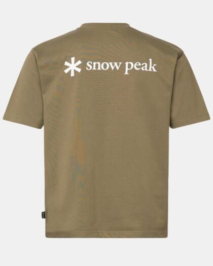 Snow Peak New Standard Back Printed Logo Olive