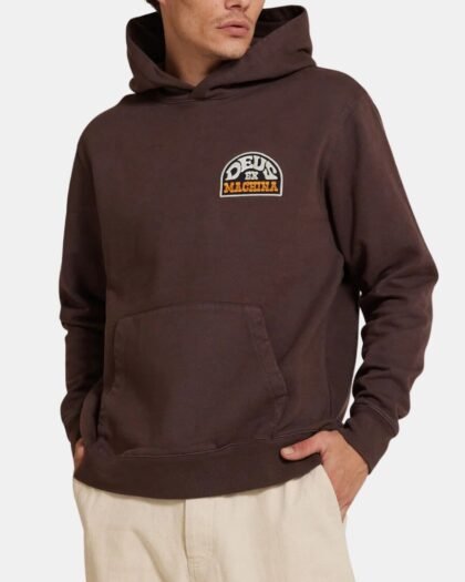 Deus Ex Machina Riders Friend Hoodie Choc Brown