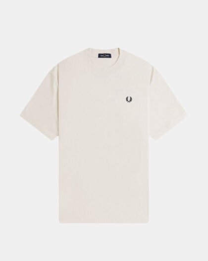 Fred Perry Embroidered T-Shirt Ecru