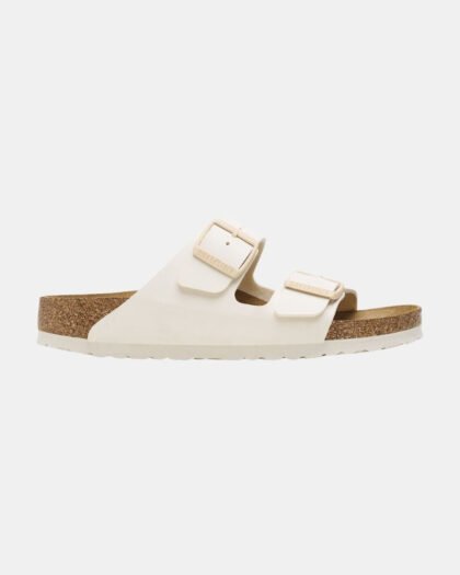 Birkenstock Arizona Birko Flor Narrow Fit Women's Eggshell