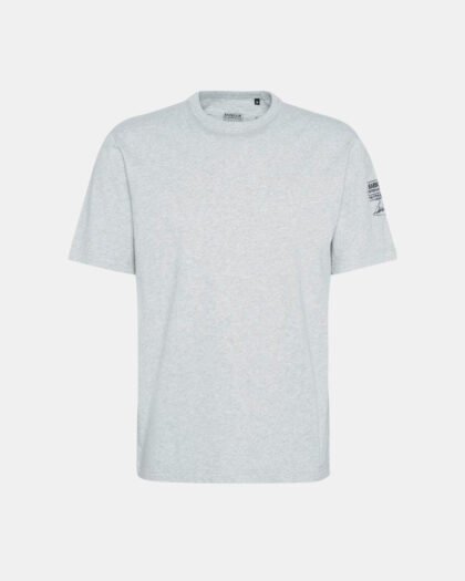 Barbour International Steve McQueen Rickman T-Shirt Grey Marl