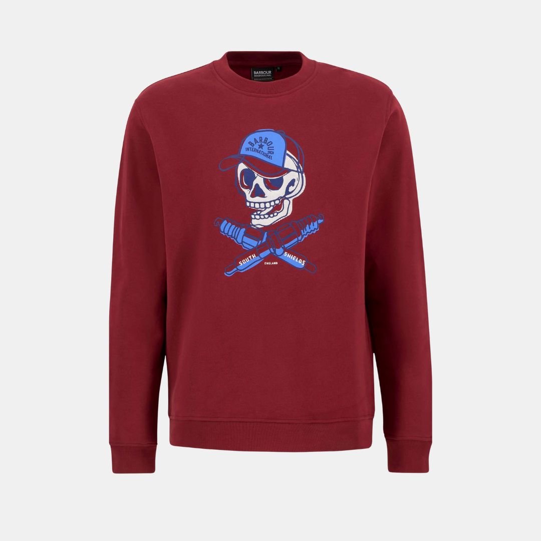 Barbour International Morgan Sweatshirt Wine