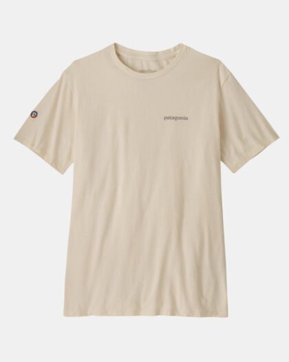 Patagonia Fitz Roy Icon Responsibili T-Shirt Brich White
