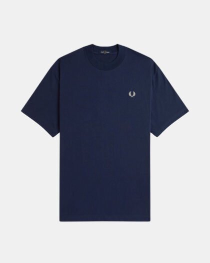 Fred Perry Embroidered T-Shirt Tennis Blue